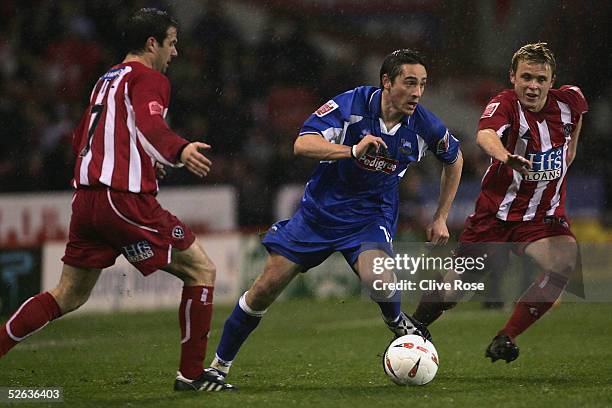 Tommy Smith of Derby County in action during the Coca-Cola Championship league match between Sheffield United and Derby County at Bramell Lane on...