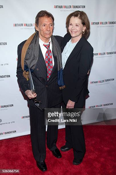 Ron Leibman and Jessica Walter attend the "Arthur Miller - One Night 100 Years" benefit at the Lyceum Theatre in New York City. �� LAN