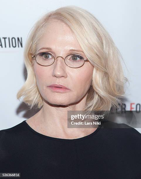 Ellen Barkin attends the "Arthur Miller - One Night 100 Years" benefit at the Lyceum Theatre in New York City. �� LAN