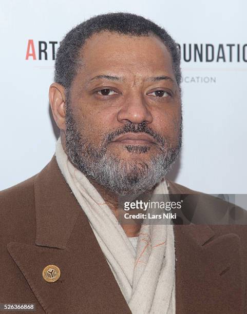 Laurence Fishburne attends the "Arthur Miller - One Night 100 Years" benefit at the Lyceum Theatre in New York City. �� LAN