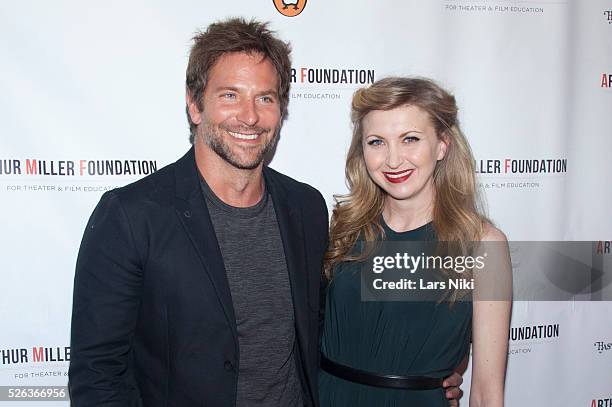 Bradley Cooper and Nina Arianda attend the "Arthur Miller - One Night 100 Years" benefit at the Lyceum Theatre in New York City. �� LAN