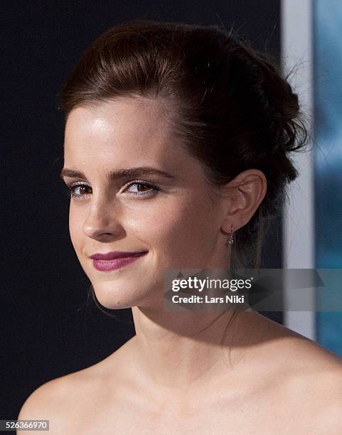 Emma Watson attends the Gravity film premiere at Lincoln Square in New York City. �� LAN