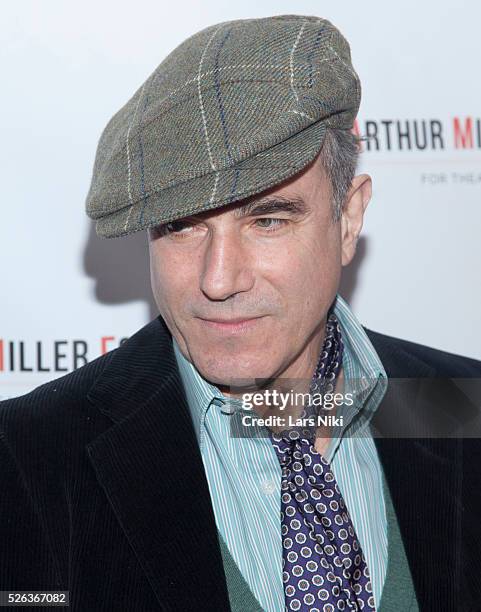 Daniel Day-Lewis attends the "Arthur Miller - One Night 100 Years" benefit at the Lyceum Theatre in New York City. �� LAN