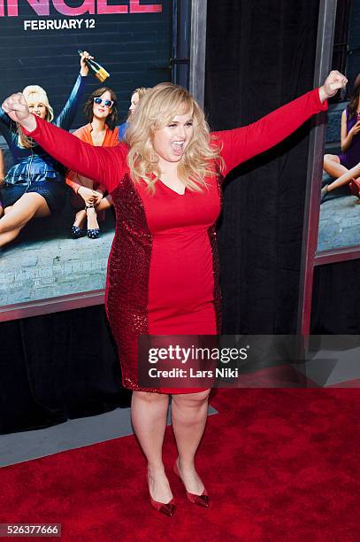 Rebel Wilson attends the "How To Be Single" New York Premiere at NYU Skirball Center in New York City. �� LAN