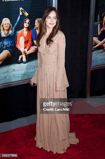 Dakota Johnson attends the "How To Be Single" New York Premiere at NYU Skirball Center in New York City. �� LAN