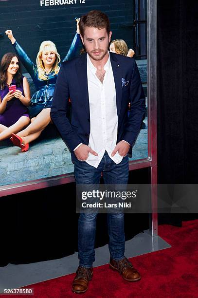 Ben Platt attends the "How To Be Single" New York Premiere at NYU Skirball Center in New York City. �� LAN