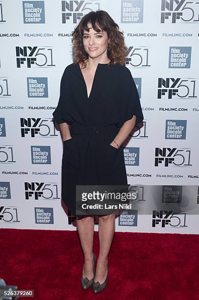 Parker Posey attends the Dazed and Confused 20th Anniversary cast reunion screening during the 51st New York Film Festival at Alice Tully Hall in...
