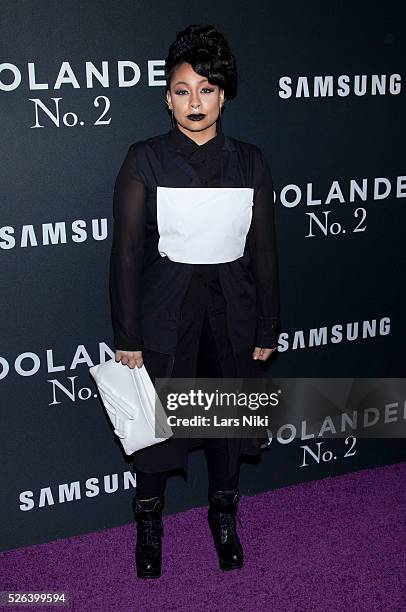 Raven-Symone attends the "Zoolander 2" world premiere at Alice Tully Hall in New York City. �� LAN