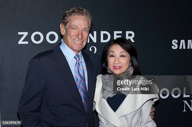 Maury Povich and Connie Chung attend the "Zoolander 2" world premiere at Alice Tully Hall in New York City. �� LAN