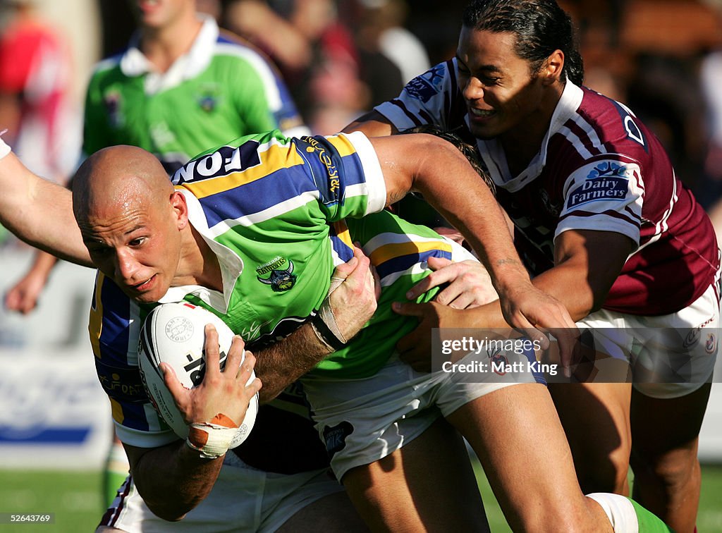 NRL Rd 6 - Sea Eagles v Raiders