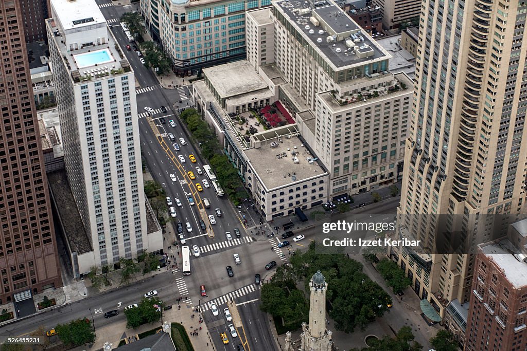 Aerial picture of Chicago, Illinois