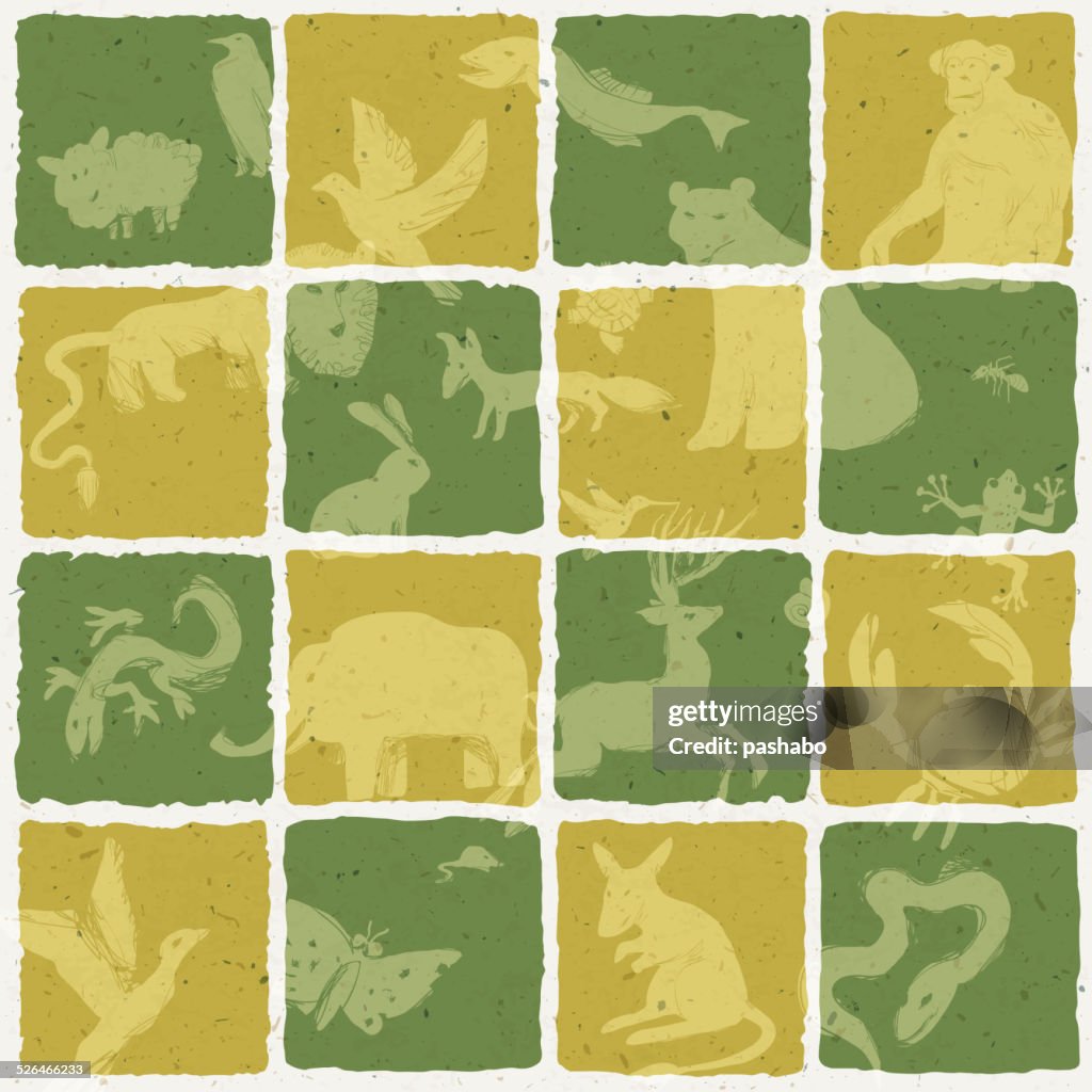 Simple Zoo Pattern Seamless Zoo Themed Pattern Vector High-Res Vector Graphic - Getty Images