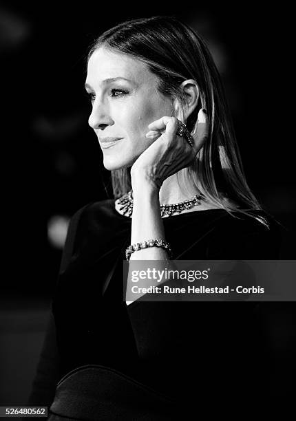 Sarah Jessica Parker attends the EE British Academy Film Awards at the Royal Opera House.