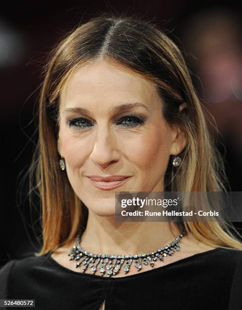 Sarah Jessica Parker attends the EE British Academy Film Awards at the Royal Opera House.