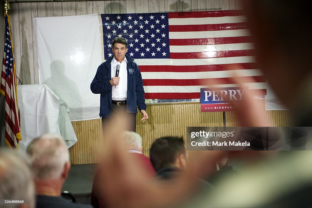 Rick Perry campaigns in Murrells Inlet South Carolina