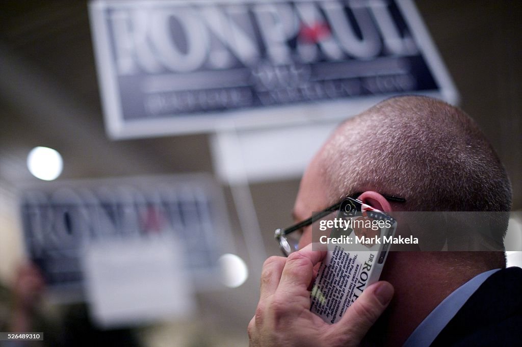 Ron Paul campaigns in Greenville South Carolina