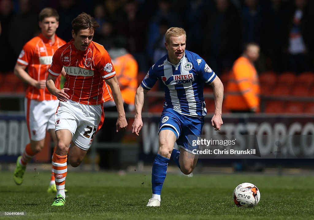 Blackpool v Wigan Athletic - Sky Bet League One