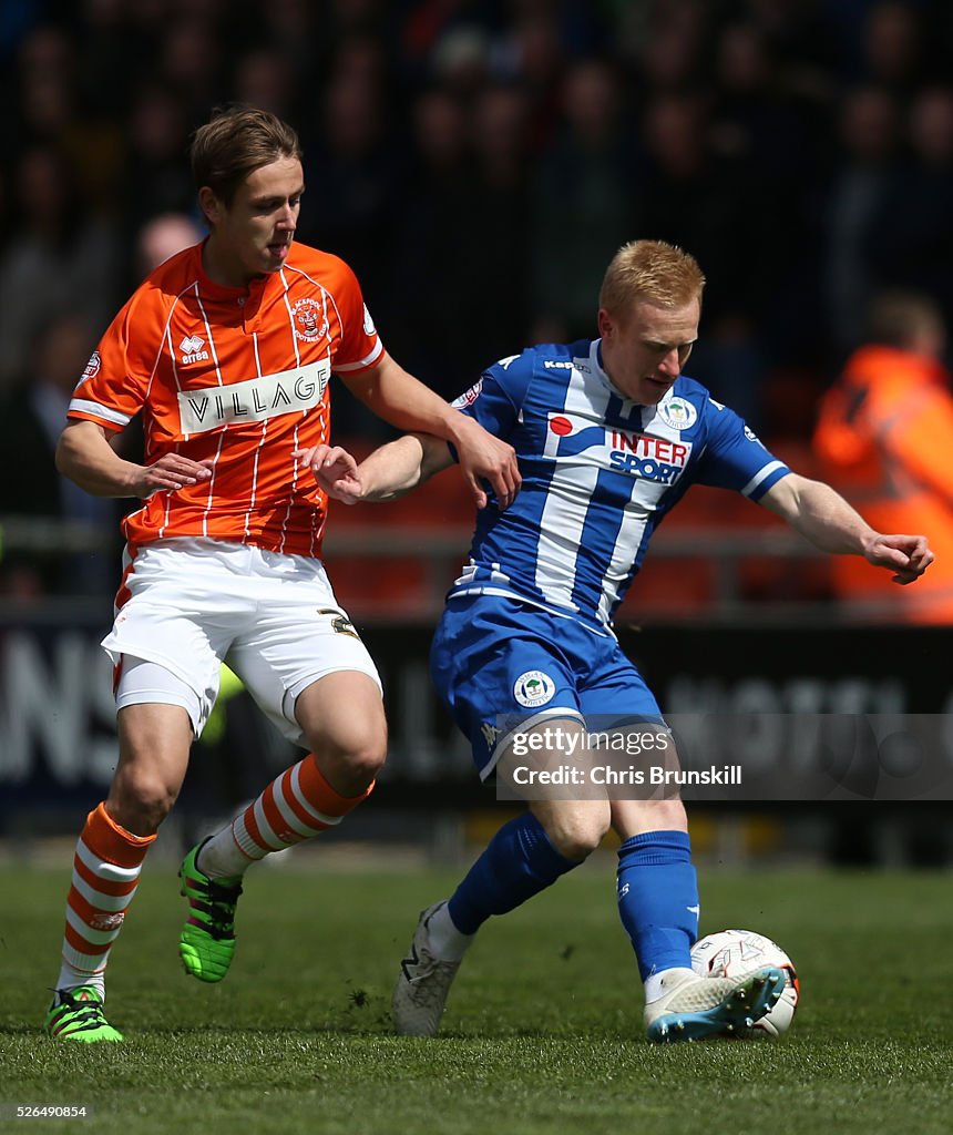 Blackpool v Wigan Athletic - Sky Bet League One