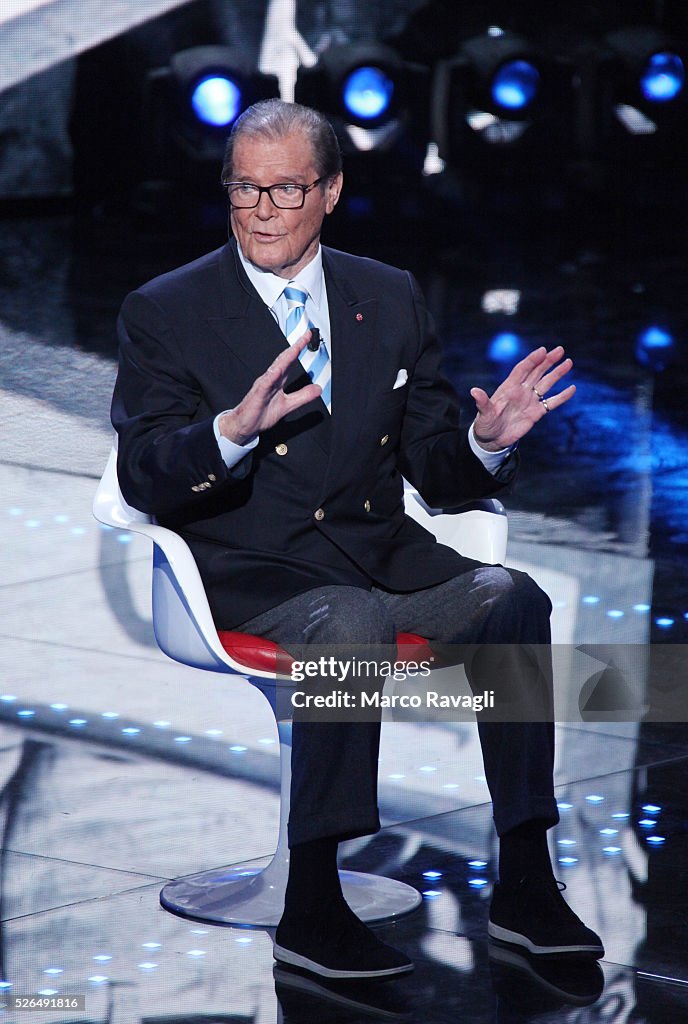 Roger Moore Appears On The Italian Show I Migliori Anni