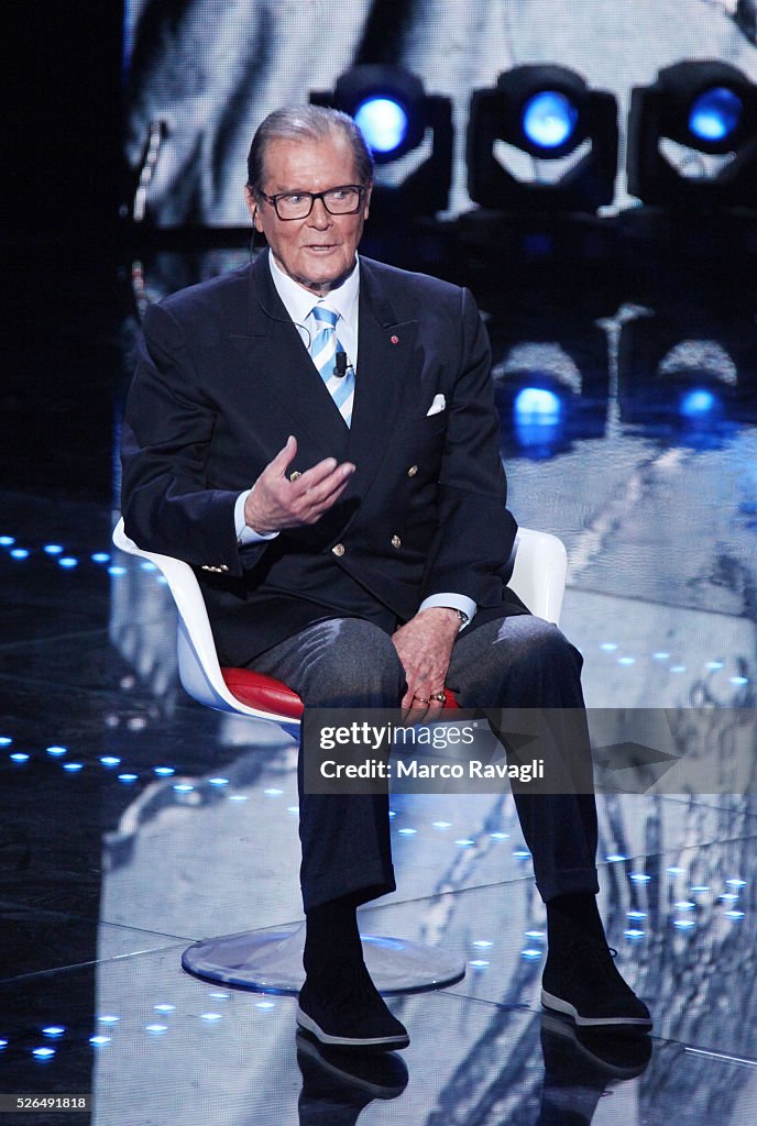 Roger Moore Appears On The Italian Show I Migliori Anni