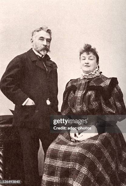St��phane Mallarm�� and M��ry Laurent . In 1896.