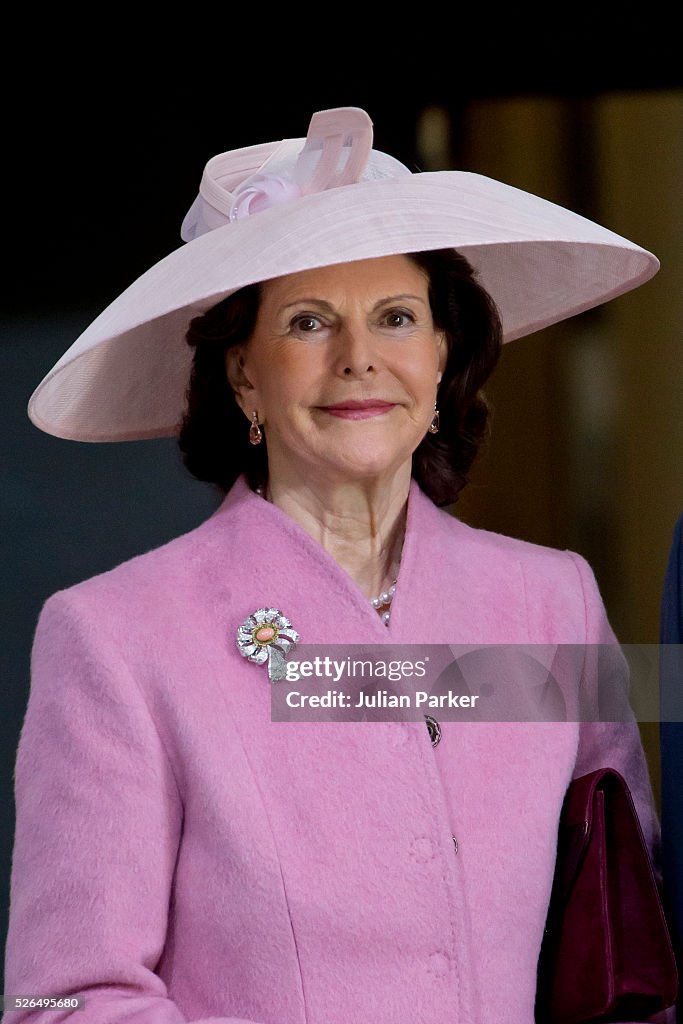 Te Deum Thanksgiving Service Arrivals - King Carl Gustaf of Sweden Celebrates His 70th Birthday