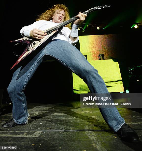 Megadeth perform at Brixton Academy.