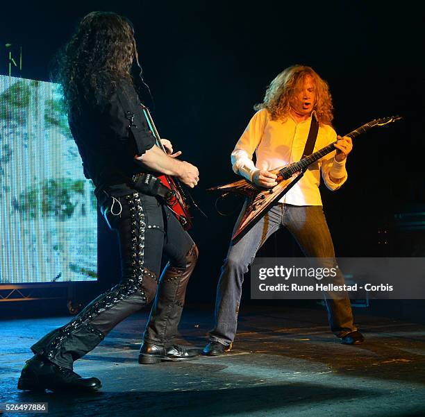 Megadeth perform at Brixton Academy.