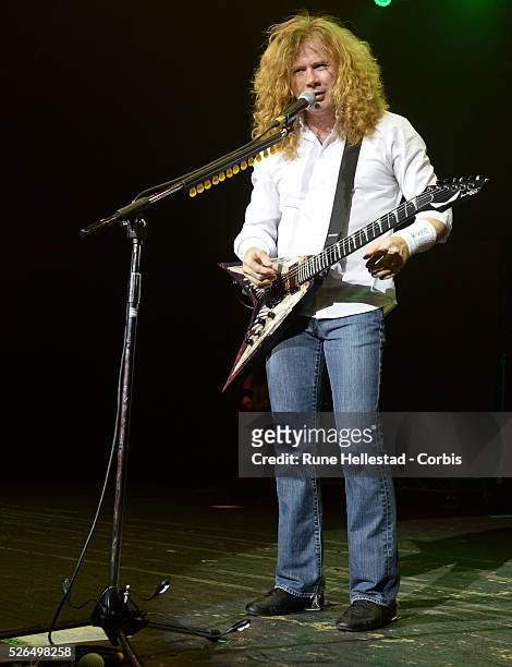 Megadeth perform at Brixton Academy.