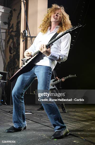 Megadeth perform at Brixton Academy.