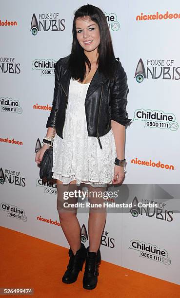 Jane Ramsay attends the premiere of Nickelodeon House Of Anubis at Freemasons Hall.