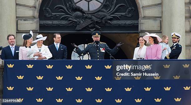 Christopher O'Neill, Princess Madeleine of Sweden, Prince Oscar of Sweden, Crown Princess Victoria of Sweden , Prince Daniel of Sweden, King Carl...