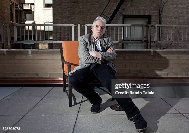 Abel Ferrara, director of '4:44 Last Day on Earth & The Hunter' sits for a portrait in New York on Wednesday, March 14, 2012.