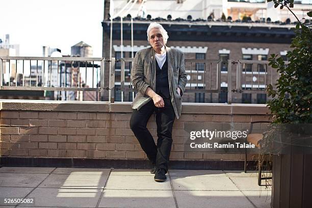 Abel Ferrara, director of '4:44 Last Day on Earth & The Hunter' stands for a portrait in New York on Wednesday, March 14, 2012.