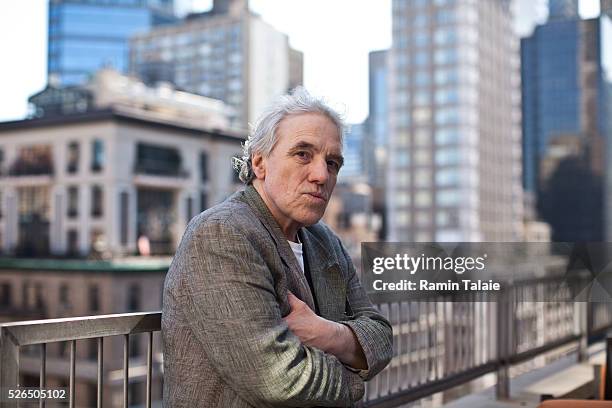 Abel Ferrara, director of '4:44 Last Day on Earth & The Hunter' stands for a portrait in New York on Wednesday, March 14, 2012.