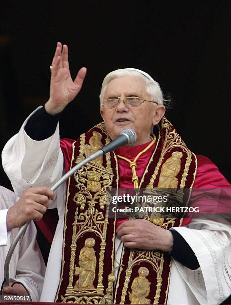 Pope Ratzinger Bless 1,459 Cardinal Joseph Ratzinger Elected 265th Pope Photos & High Res ...