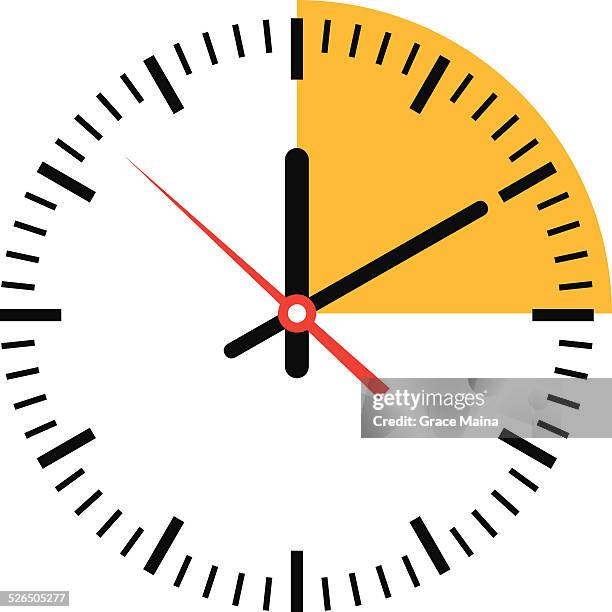 stockillustraties, clipart, cartoons en iconen met clock showing time - vector - clock