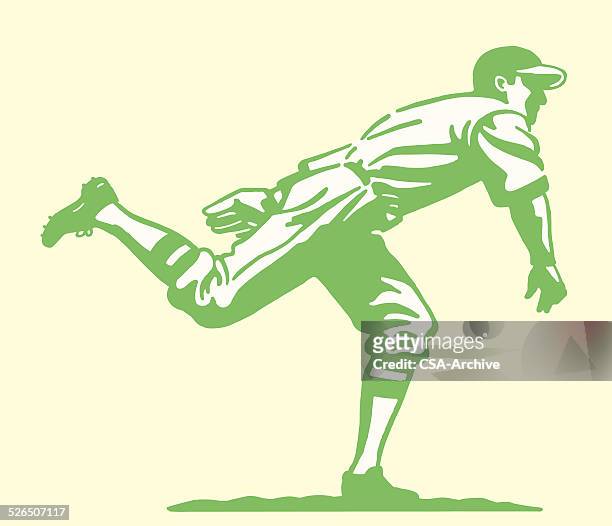 baseball-pitcher - baseball pitcher stock-grafiken, -clipart, -cartoons und -symbole