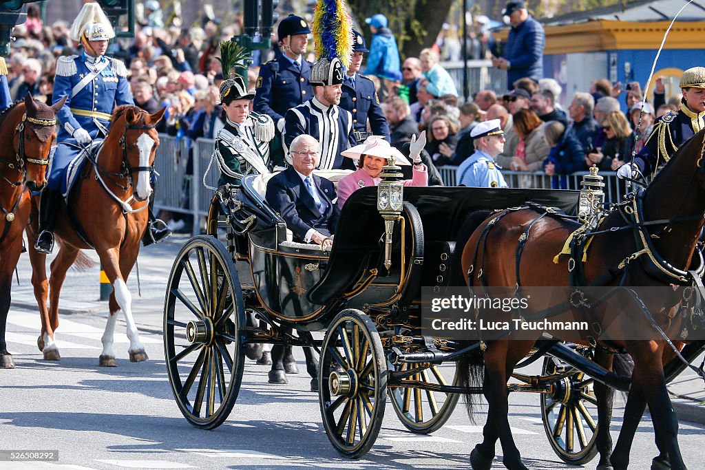 Choral Tribute and Cortege - King Carl Gustaf of Sweden Celebrates His 70th Birthday