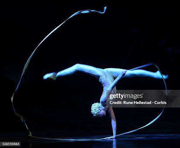 Cirque Du Soleil perform Alegria at O2 Arena.