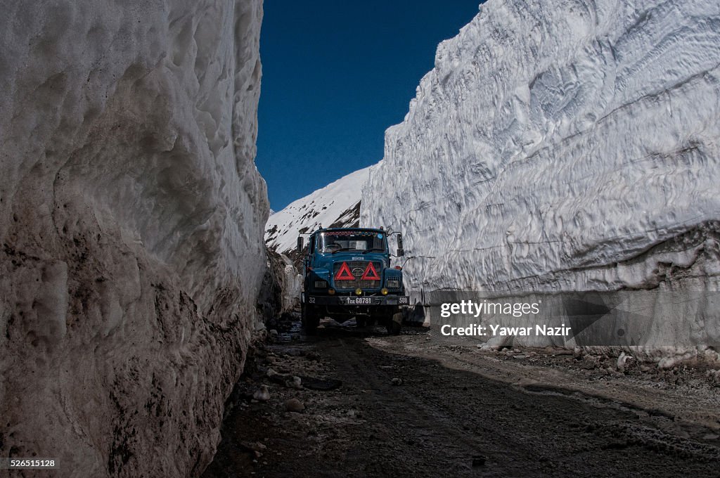 Treacherous Srinagar-Leh Highway Reopens After Six Months Of Winter