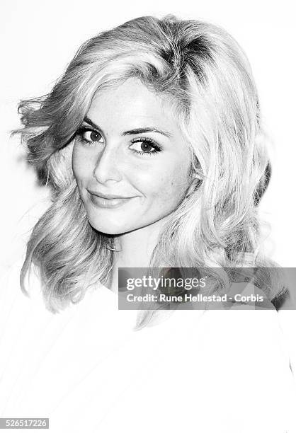 Tamsin Egerton attends the premiere of Justin And The Knights Of Valour at the May Fair Hotel.