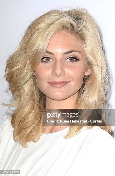 Tamsin Egerton attends the premiere of Justin And The Knights Of Valour at the May Fair Hotel.