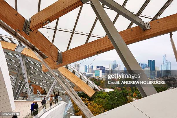 The Louis Vuitton Foundation , the first privately funded major cultural institution in France was designed by the architect, Frank Gehry, and is...