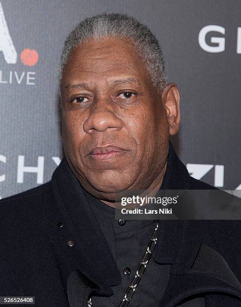 Andre Leon Talley attends the "Keep A Child Alive's 11th Annual Black Ball" at the Hammerstein Ballroom in New York City. �� LAN
