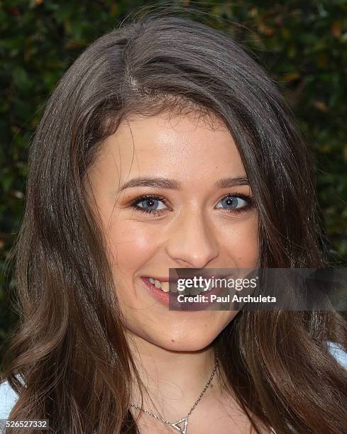 Acttress Addison Holley attends the 2016 Daytime Creative Arts Emmy Awards at The Westin Bonaventure Hotel on April 29, 2016 in Los Angeles,...