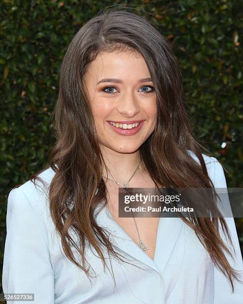 Acttress Addison Holley attends the 2016 Daytime Creative Arts Emmy Awards at The Westin Bonaventure Hotel on April 29, 2016 in Los Angeles,...
