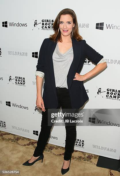 Julie Lake attends the first annual 'Girls To The Front' event benefiting Girls Rock Camp Foundation at Chateau Marmont on April 29, 2016 in Los...