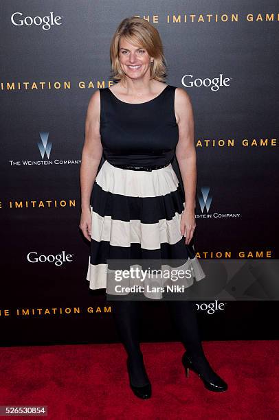 Sarah Kate Ellis attends "The Imitation Game" premiere at the Ziegfeld Theatre in New York City. �� LAN