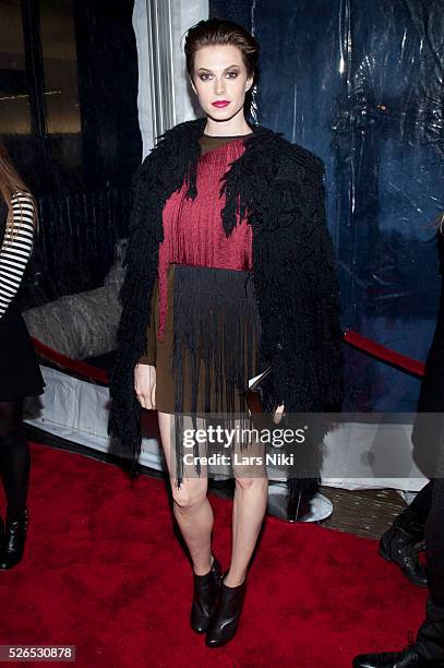 Elettra Rossellini Wiedemann attends "The Imitation Game" premiere at the Ziegfeld Theatre in New York City. �� LAN